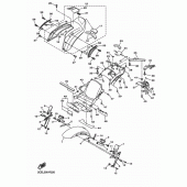 Схема узла: Крыло Yamaha VMX17 V-MAX