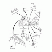 Схема узла: Электрооборудование 1 Yamaha XJ6 XJ6-N (Naked, ABS)