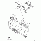 Схема вузла: Governor Yamaha YZ250 YZ250