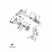 Схема узла: Вал переключения Yamaha WR250 WR250Z