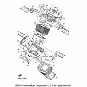 Схема вузла: Циліндр Yamaha XVS1300 V-Star Tourer