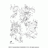 Схема вузла: Бічна кришка Yamaha XVS1100 V-Star Classic Coast (Cast Wheel)