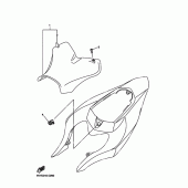 Схема вузла: Сидіння Yamaha YZF-R1 R1 RaceBase