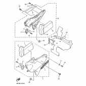 Схема узла: Боковая крышка Yamaha XJR1200