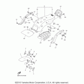 Схема вузла: Крило Yamaha XVS650 V-Star Custom