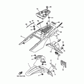 Схема узла: Крыло Yamaha TW200