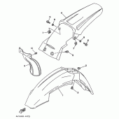 Схема вузла: Крило Yamaha YZ125