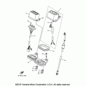 Схема узла: Панель приборов Yamaha TW200