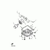 Схема вузла: Фільтр масляний Yamaha XJ600 Diversion (S-TYPE)