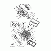 Схема узла: Головка цилиндра Yamaha TDM900