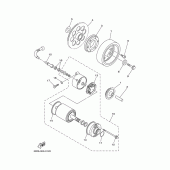 Схема узла: Привод стартера Yamaha XVS650 Drag Star Classic