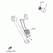 Схема узла: Опция (CHASSIS) Yamaha XV250 Virago