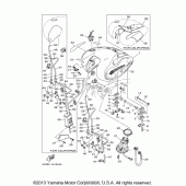 Схема узла: Топливный бак Yamaha XV1700 Road Star S