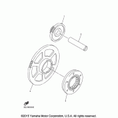 Схема вузла: Привід стартера Yamaha FZ6 FZ6R