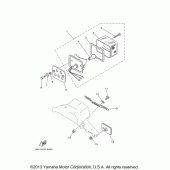 Схема узла: Задний фонарь (Стоп-сигнал) Yamaha TW200