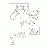 Схема вузла: Крило Yamaha TTR125 TT-R125