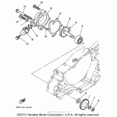 Схема узла: Водяной насос Yamaha WR250 WR250Z