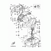 Схема узла: Топливный бак Yamaha MT125 MT-125 (ABS)