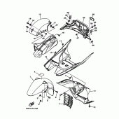 Схема вузла: Крило Yamaha YP250 Majesty