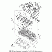Схема вузла: Головка циліндра Yamaha YZF-R1 R1S Limited Edition