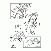 Схема вузла: Крило Yamaha TTR230 TT-R230