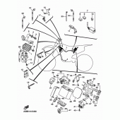 Схема вузла: Електроустаткування 2 Yamaha WR250 WR250F
