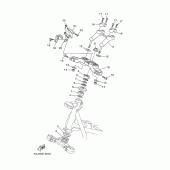 Схема узла: Рулевой механизм Yamaha XP500 T-MAX