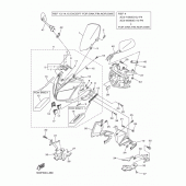 Схема узла: Облицовочные элементы 1 Yamaha FZ1 FZ1 FAZER (S-TYPE ABS)