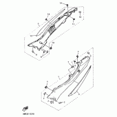 Схема вузла: Side cover / oil tank Yamaha XJ600 Diversion (S-TYPE)
