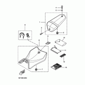 Схема узла: Сиденье Yamaha YZF-R125