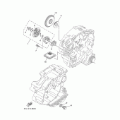 Схема узла: Масляный насос Yamaha XT125