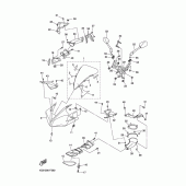 Схема узла: Облицовочные элементы 1 Yamaha YZF-R1 R1