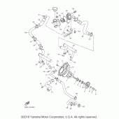 Схема вузла: Водяний насос Yamaha VMX17 V-MAX
