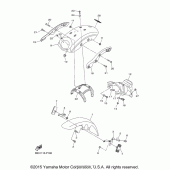 Схема узла: Крыло Yamaha XVS950 Bolt C-Spec