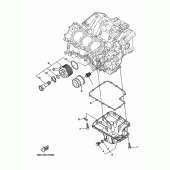 Схема вузла: Фільтр масляний Yamaha MT09/ MTN850 MT-09