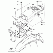 Схема узла: Крыло Yamaha TT250R TT-R