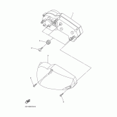 Схема узла: Панель приборов Yamaha FZ1 FZ1 FAZER (Naked)