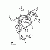 Схема вузла: Рама Yamaha VMX12 V-MAX