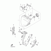 Схема вузла: Фара Yamaha FZ6 FZ6 (Гола, ABS)
