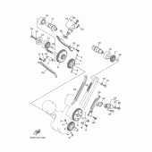 Схема узла: Распредвал и Цепь ГРМ Yamaha XVS1100 Drag Star Classic