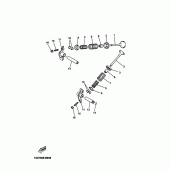 Схема вузла: Клапан Yamaha YP250 X-MAX