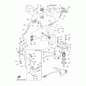 Схема вузла: Паливний бак Yamaha XVS1300 V-Star Classic