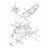 Схема вузла: Рама Yamaha YZF-R6/YZF600 R6