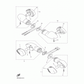 Схема вузла: Поворотники Yamaha YZF-R6/ YZF600 R6