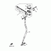 Схема вузла: Передній гальмівний циліндр Yamaha TT250R TT-R