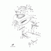 Схема узла: Топливный бак Yamaha XVS1100 Drag Star