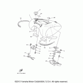 Схема вузла: Топливний бак Yamaha XV1900 Raider