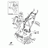 Схема вузла: Рама Yamaha TTR230 TT-R230