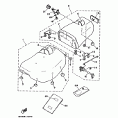 Схема узла: Сиденье Yamaha XV535 Virago