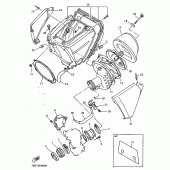 Схема вузла: Впускна система Yamaha YZ400